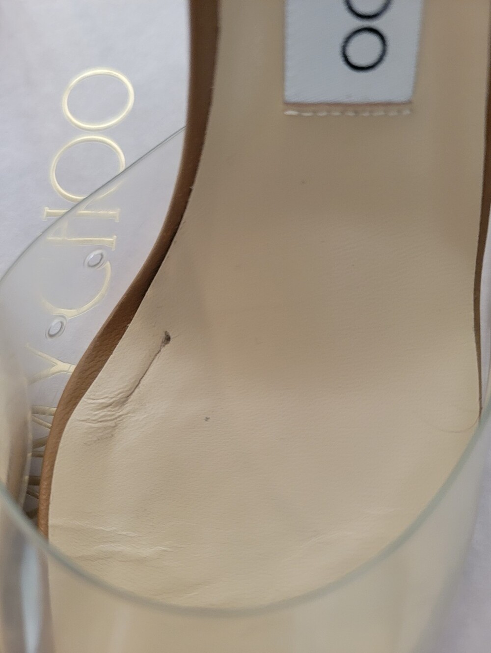 Jimmy Choo Farley 95 Leather Pump - Picture 7 of 8